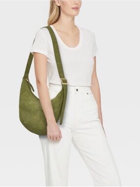 Universal Thread Olive Green Hobo Bag with Adjustable Strap